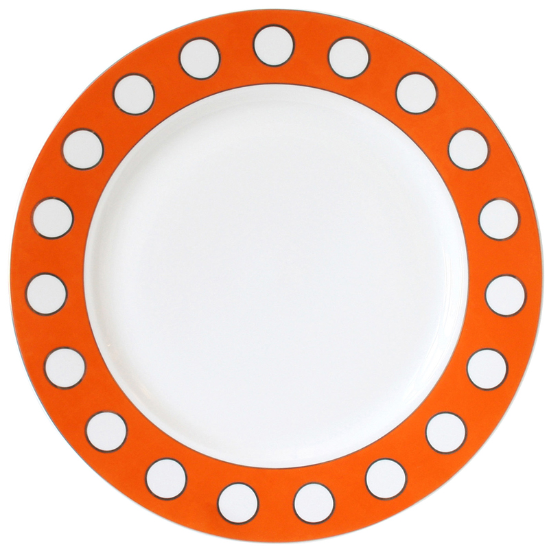 Assiette plate Mod Dot Jonathan ADLER.